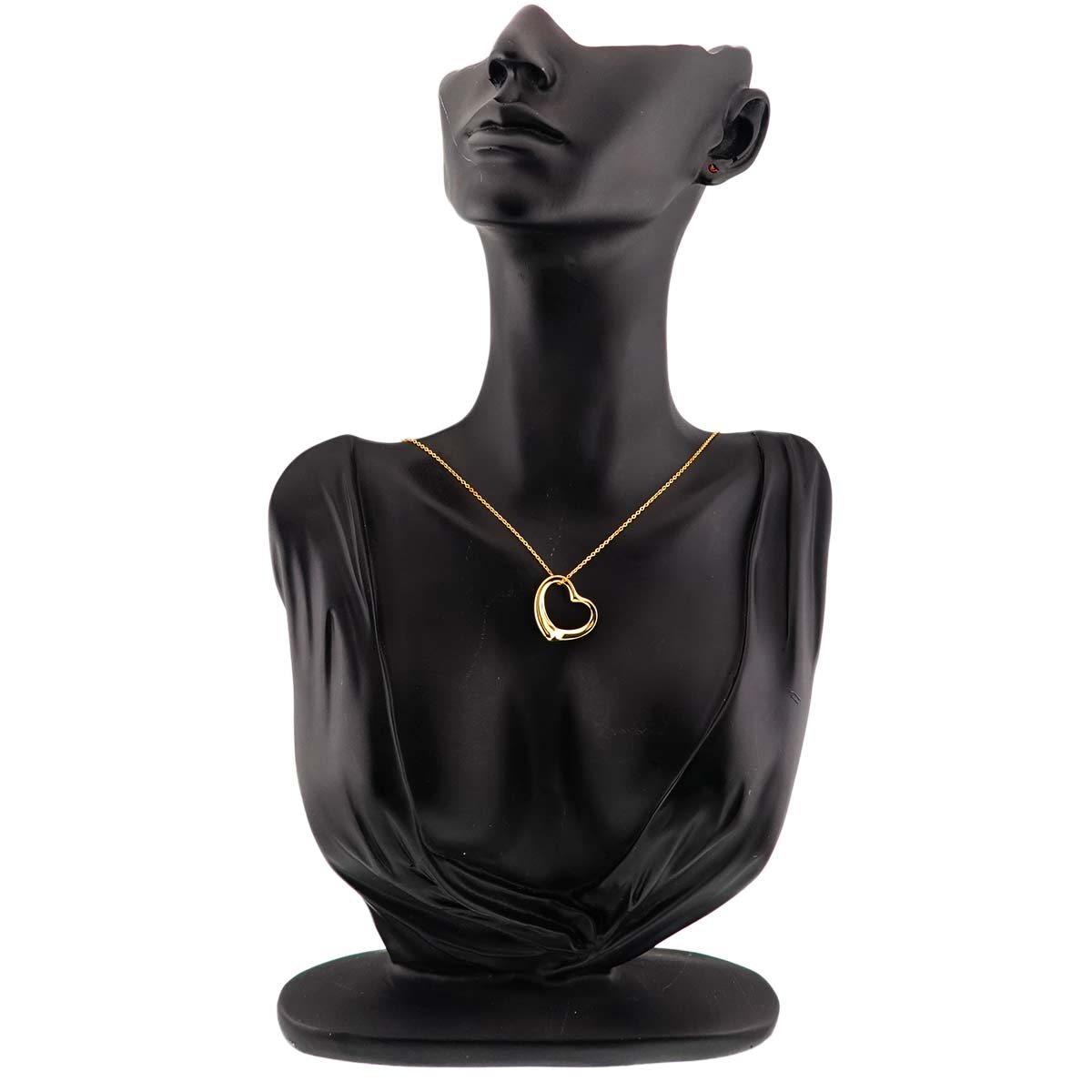 Open Heart Necklace 18K Yellow Gold 750