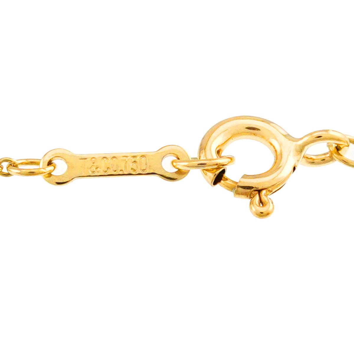 Double Loving Heart Necklace 18K Yellow Gold 750