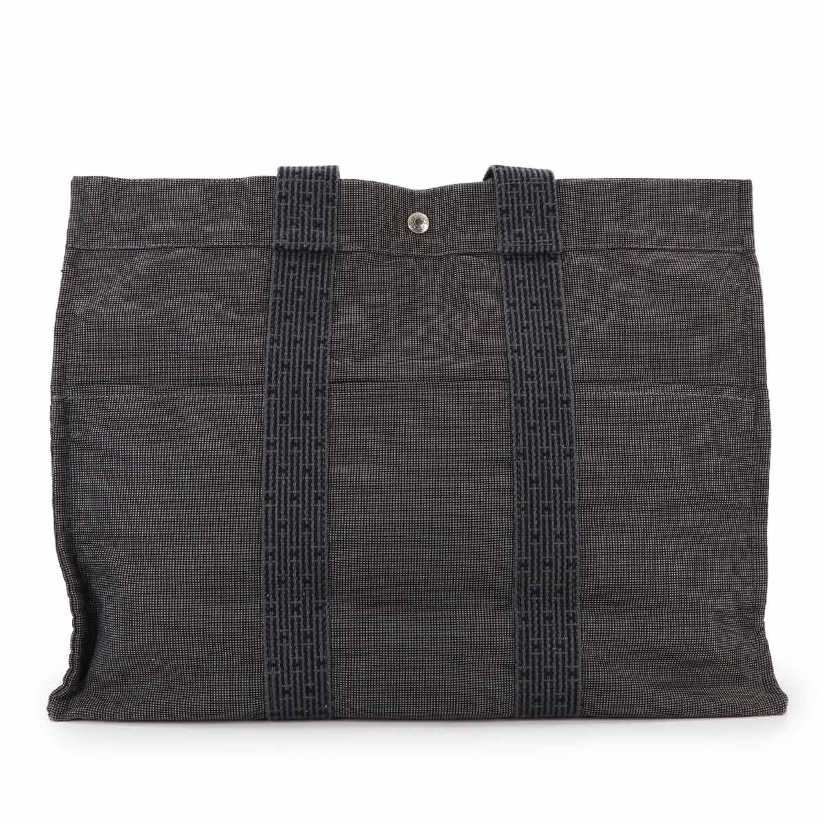 Herline Tote GM Bag Canvas Gray Purse