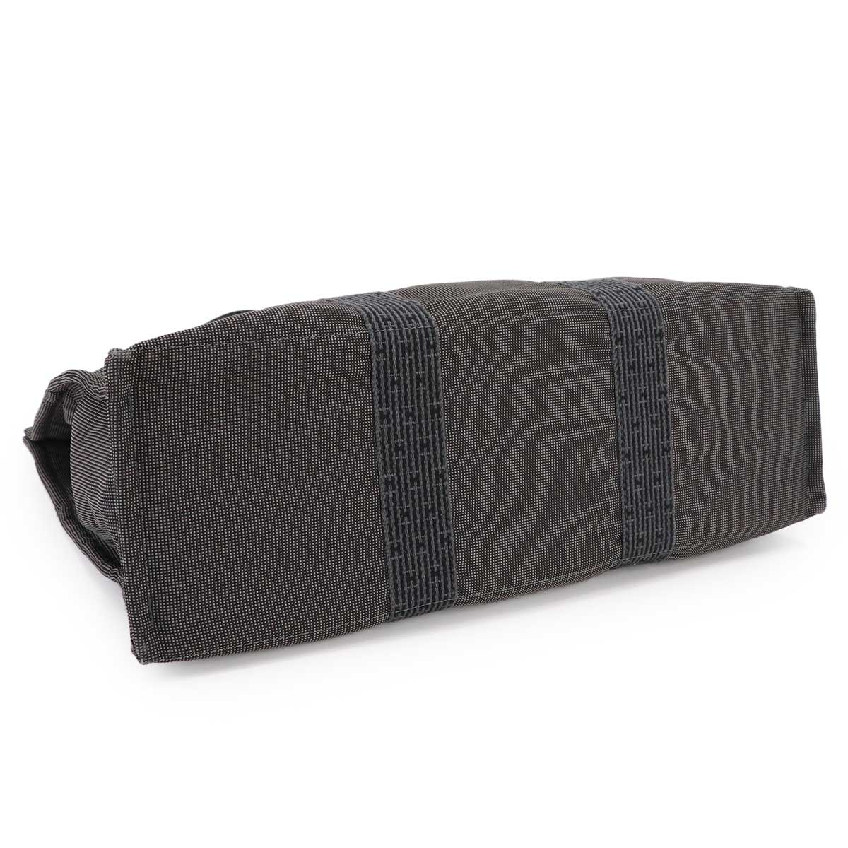 Herline Tote GM Bag Canvas Gray Purse