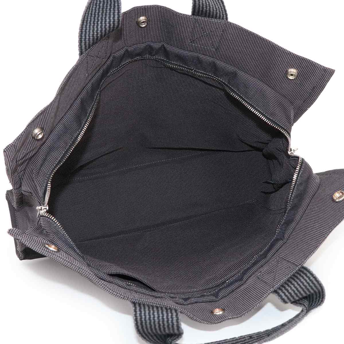 Herline Tote MM Bag Canvas Gray Unisex Purse