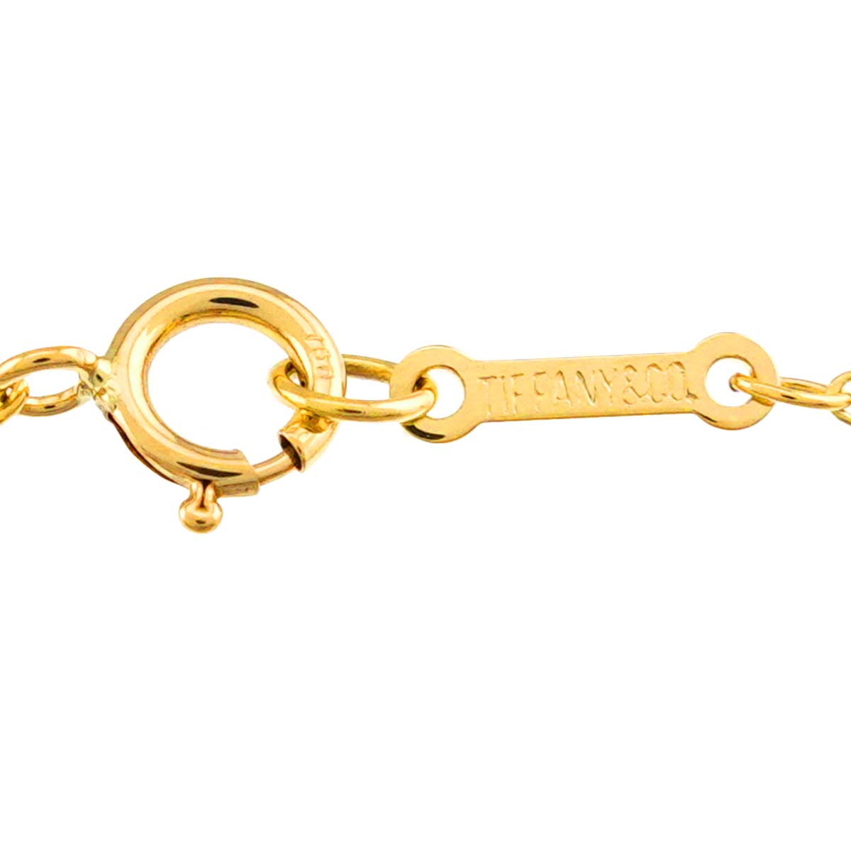 Bean Necklace 18K Yellow Gold 750