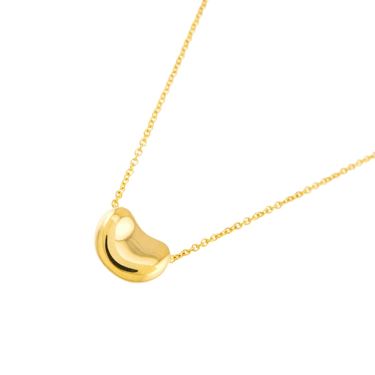 Bean Necklace 18K Yellow Gold 750