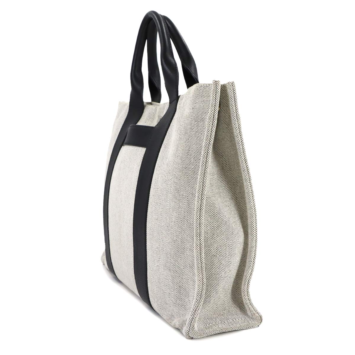Sac Arne MM Tote Bag Toile H Negonda Gray Black
