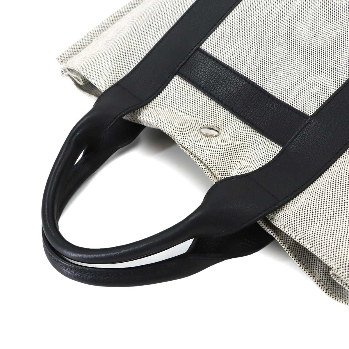 Sac Arne MM Tote Bag Toile H Negonda Gray Black