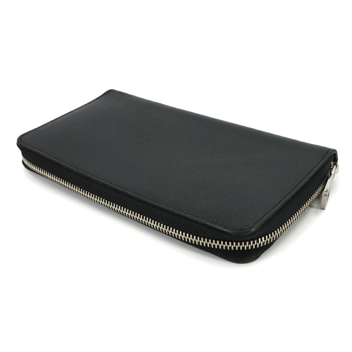 Taiga Zippy Organizer Long Wallet Leather Ardoise M30513