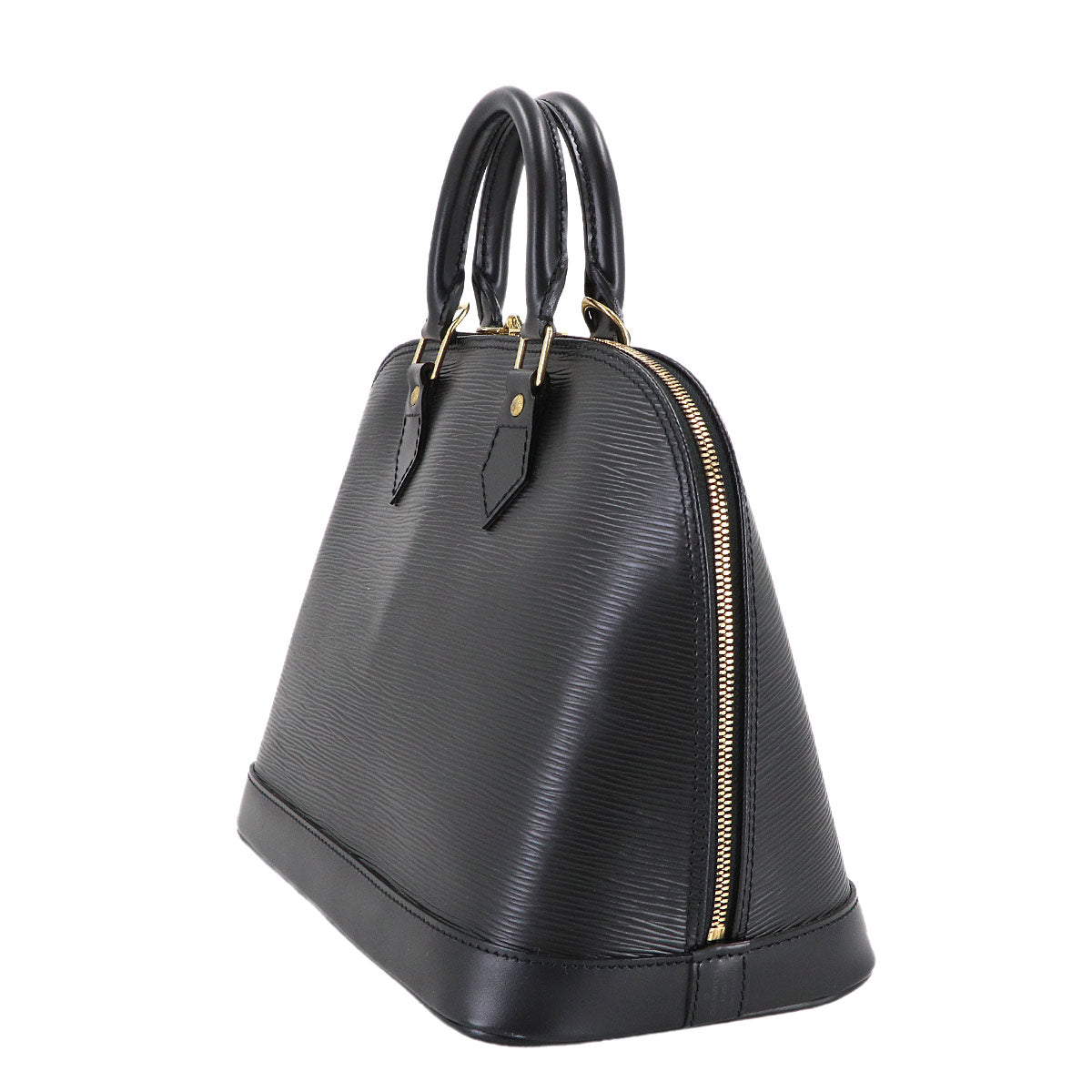 Epi Alma PM Hand Bag Leather Noir Black M52142 Purse