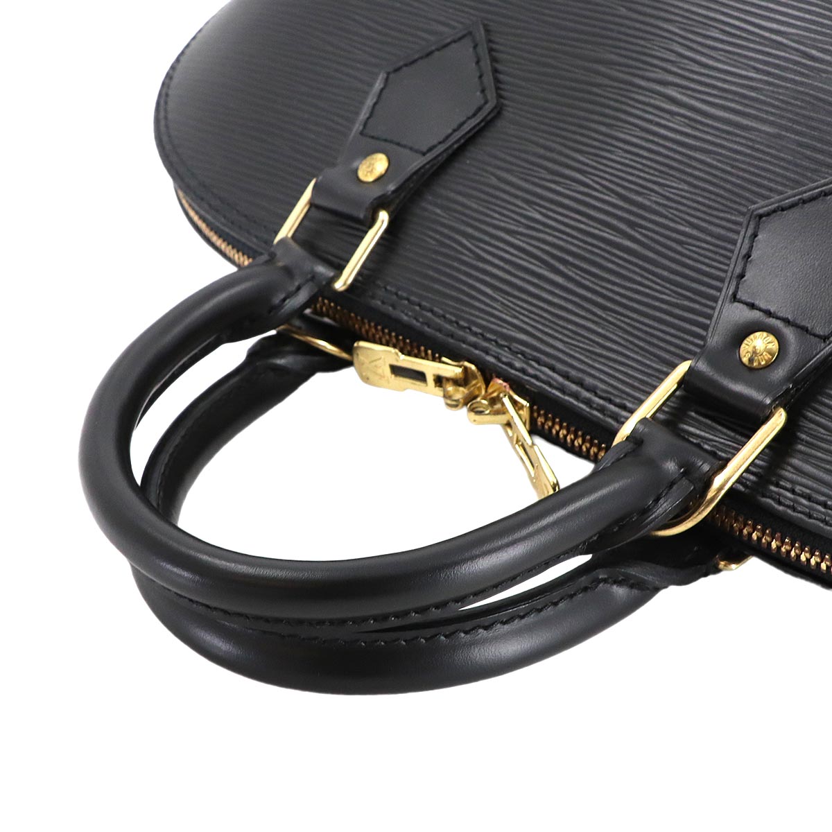 Epi Alma PM Hand Bag Leather Noir Black M52142 Purse