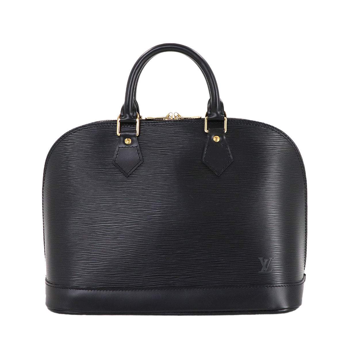 Epi Alma PM Hand Bag Leather Noir Black M52142 Purse