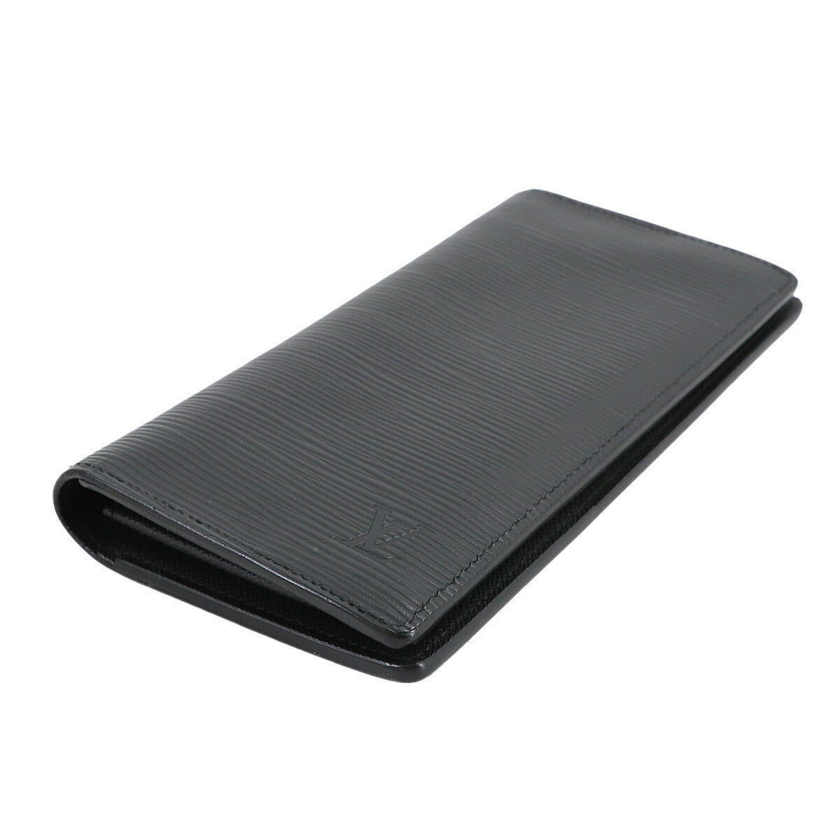 Epi Brazza Wallet Leather Black M60622 Purse