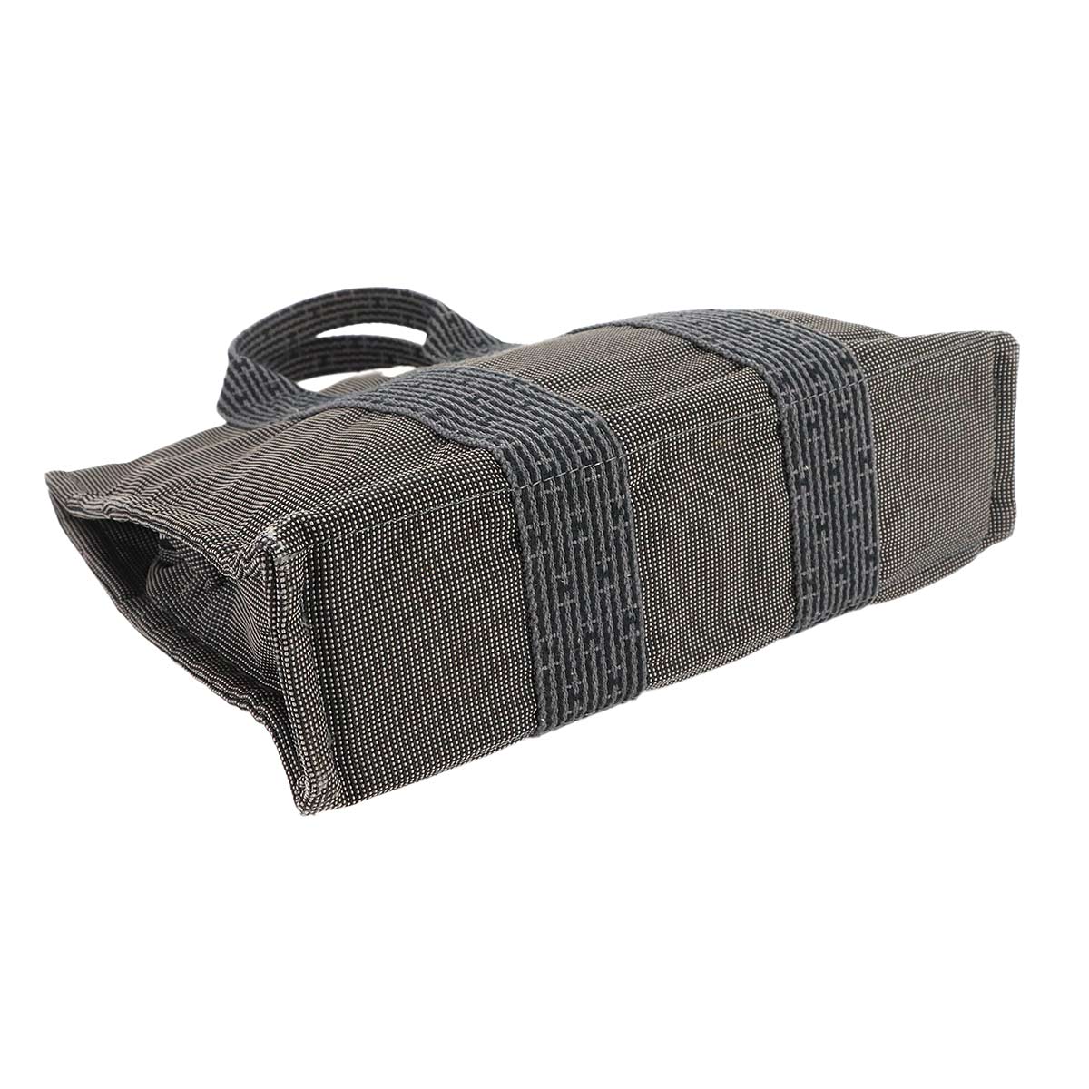 Herline Tote PM Bag Canvas Gray Unisex Purse