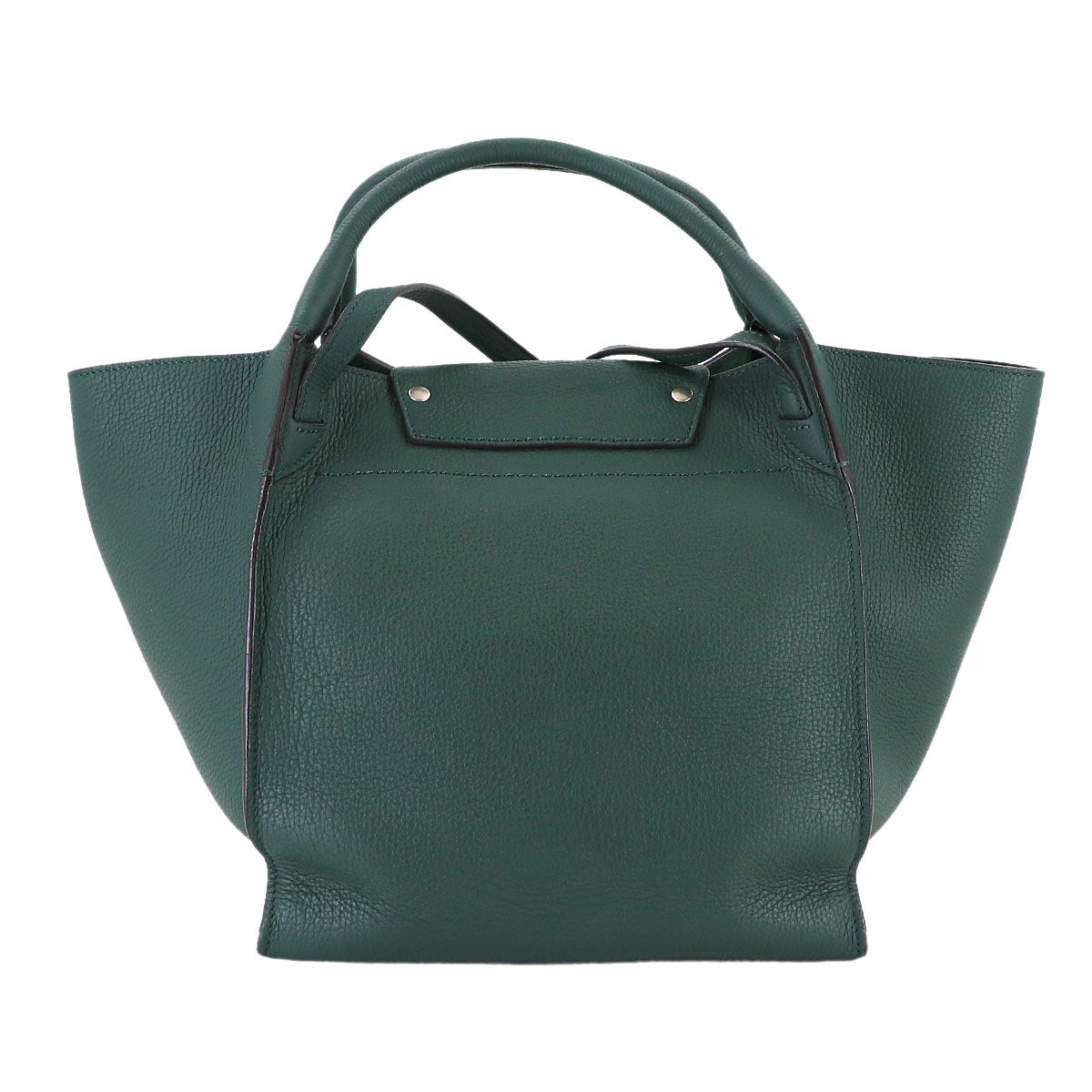 Big Bag Small With Longstrap Hand Shoulder Bag Leather Green