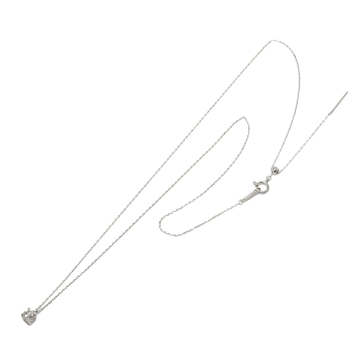 Diamond 0.26ct/0.30ct Necklace Pt Platinum