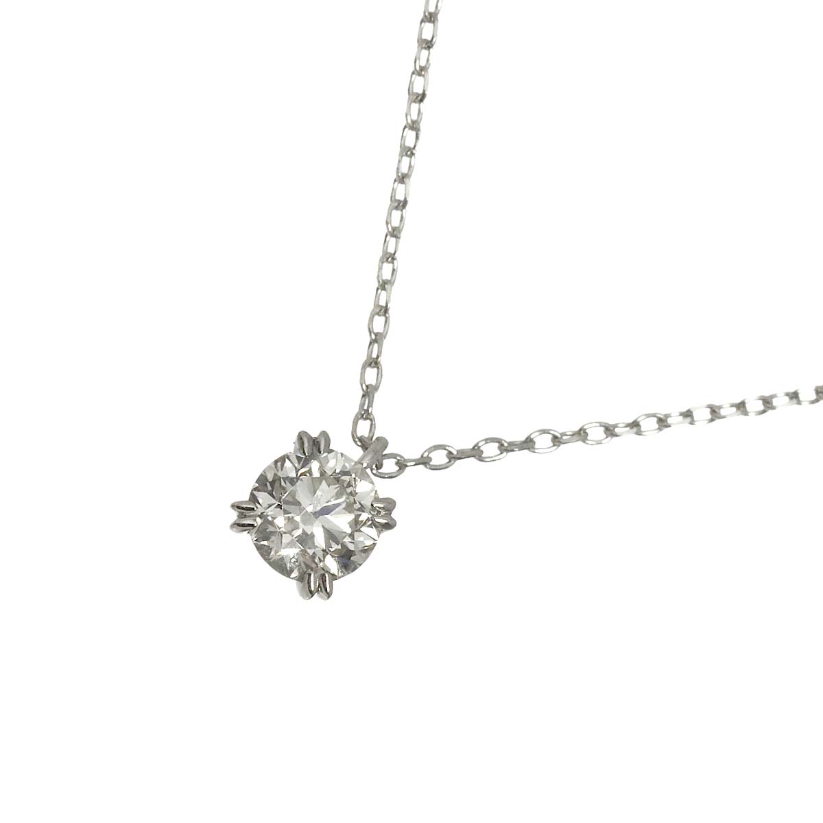 Diamond 0.26ct/0.30ct Necklace Pt Platinum