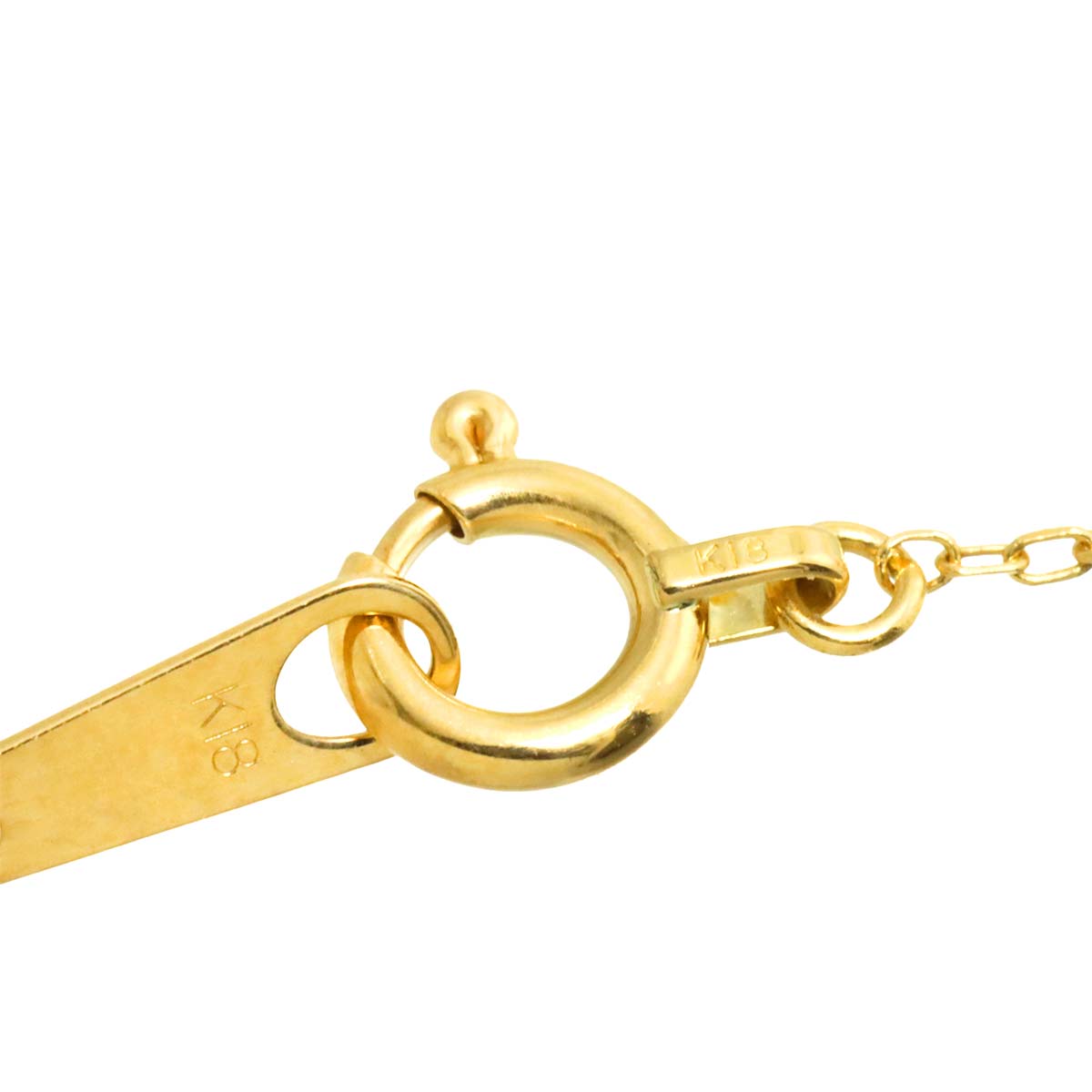Brown Diamond 1.00ct Necklace 18K YG Yellow Gold 750