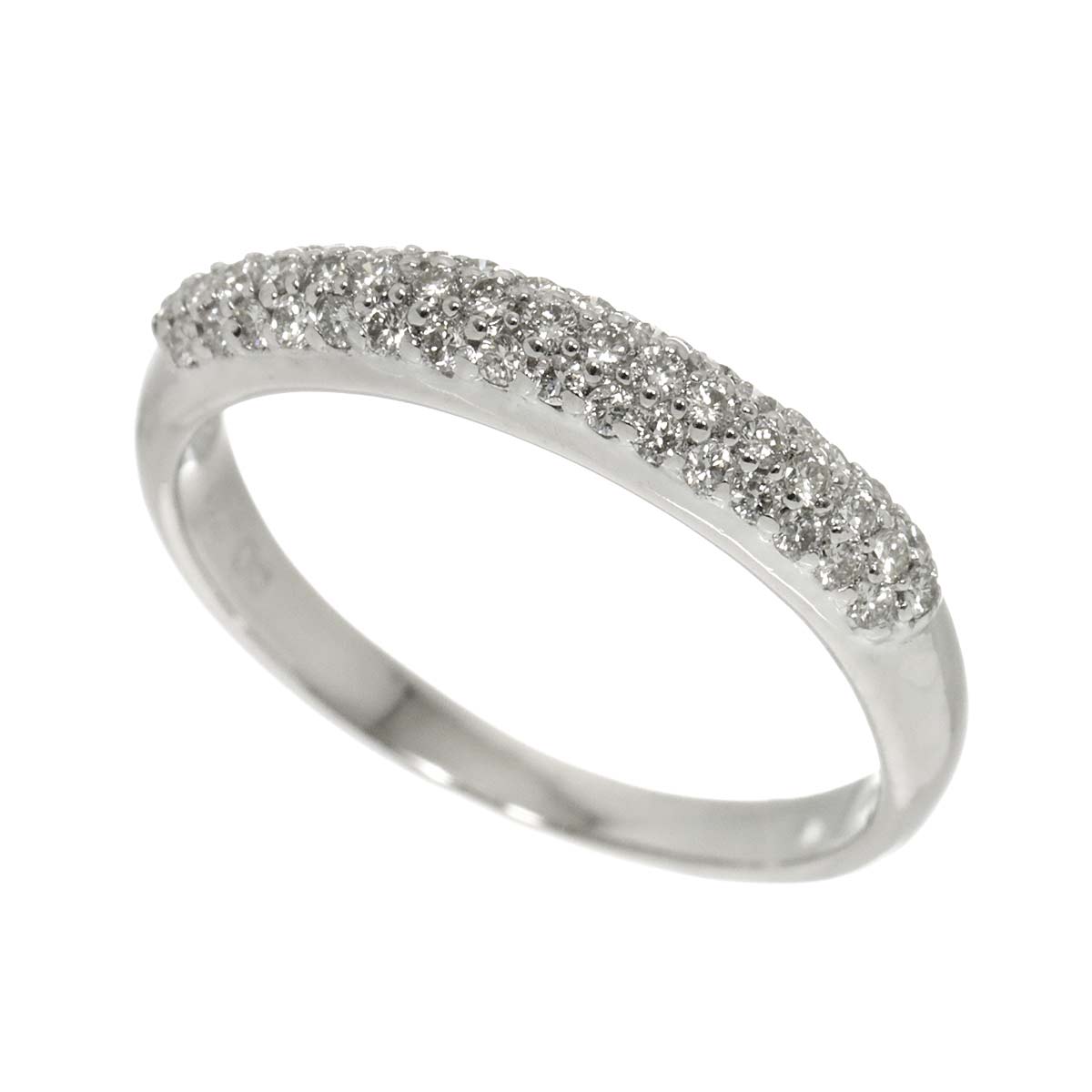 Diamond 0.30ct Ring Pt Platinum size6.25-6.5(US)