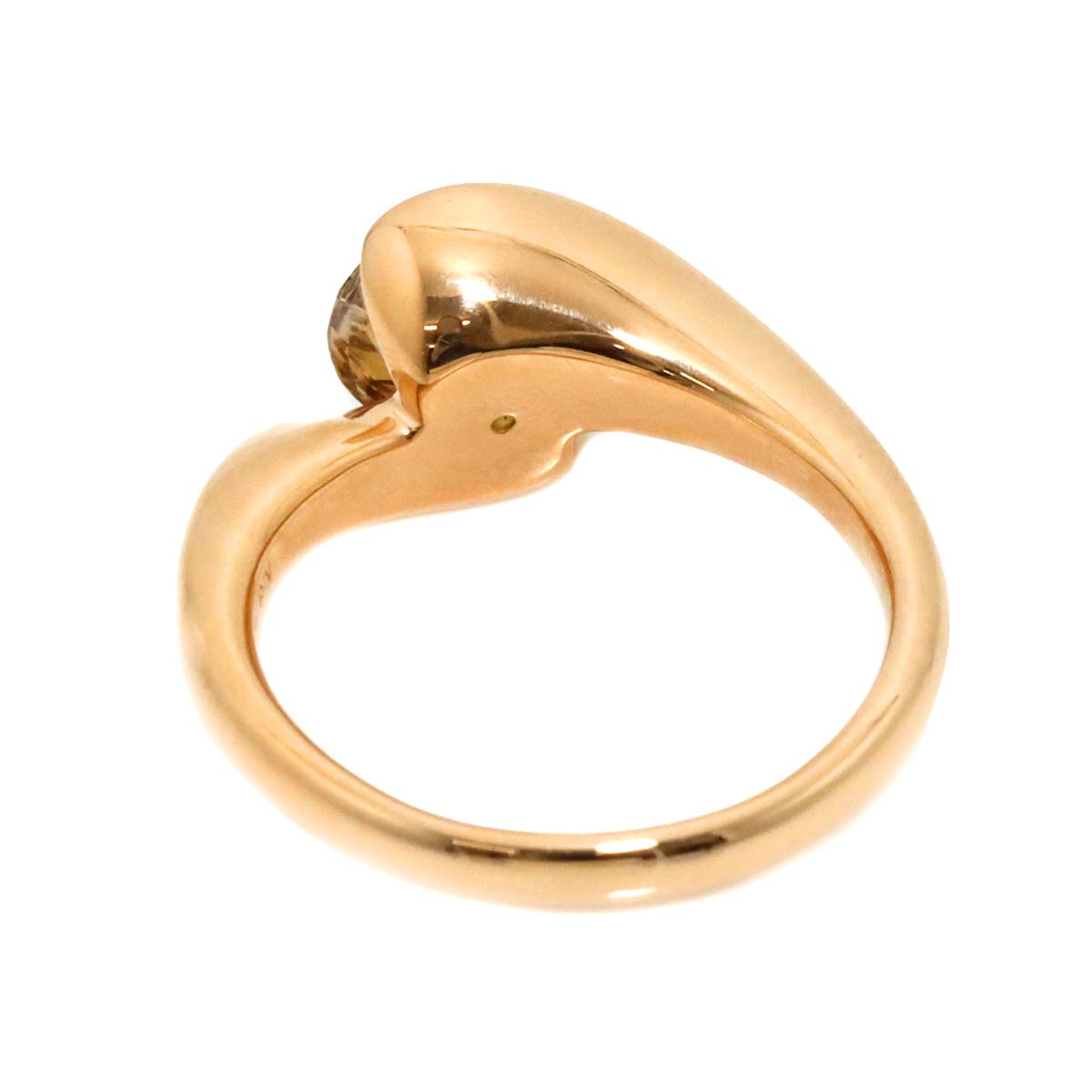 BrownDiamond 2.058ct Ring 18K K18 PG 750 size7.25-7.5(US)