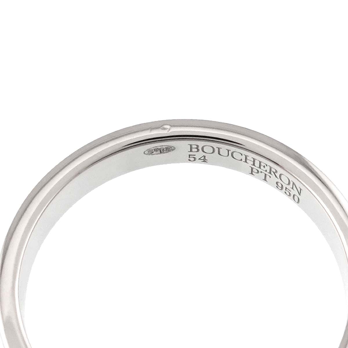 Godron Ring Pt Platinum Size54 6.5-6.75(US)