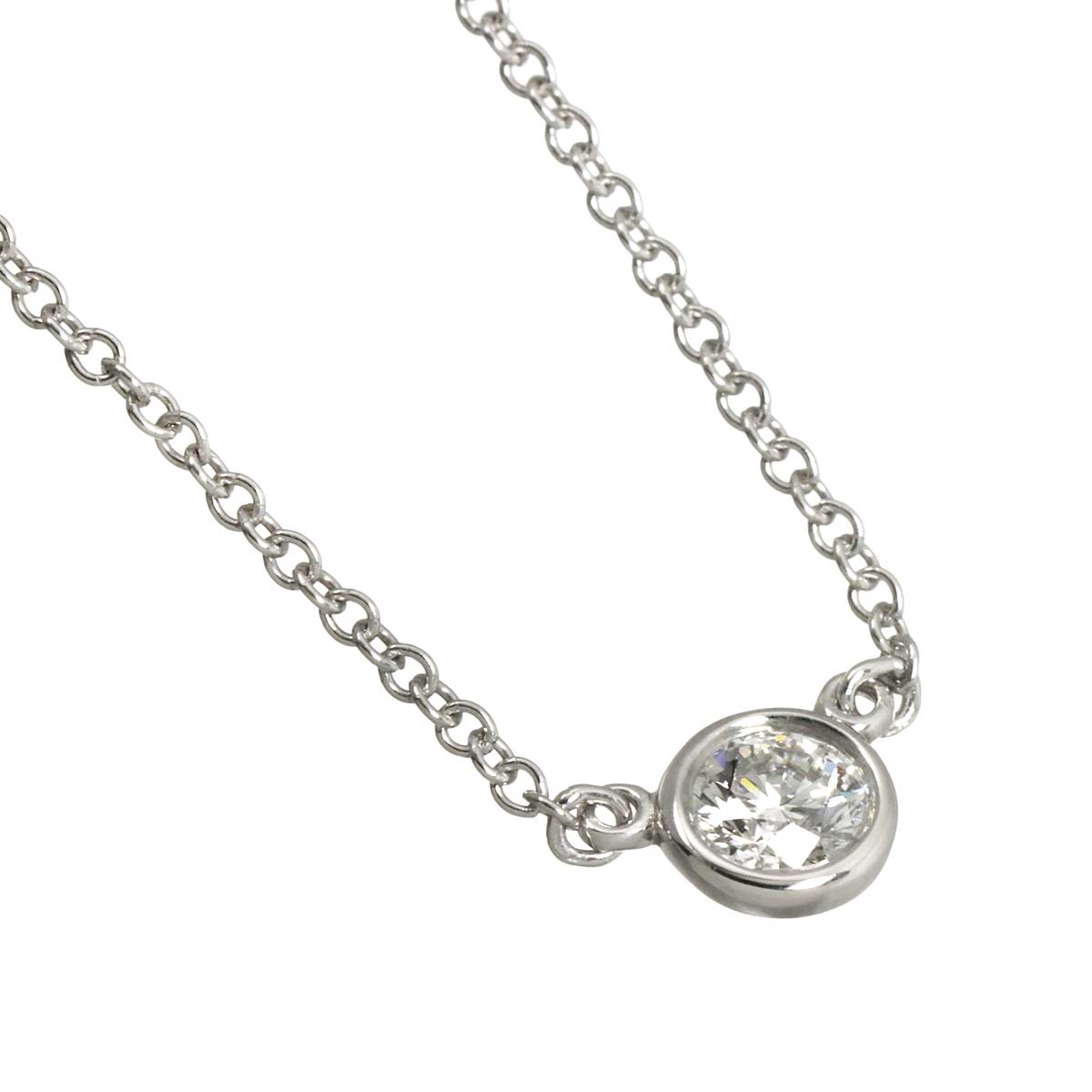 By The Yard Diamond Necklace Platinum