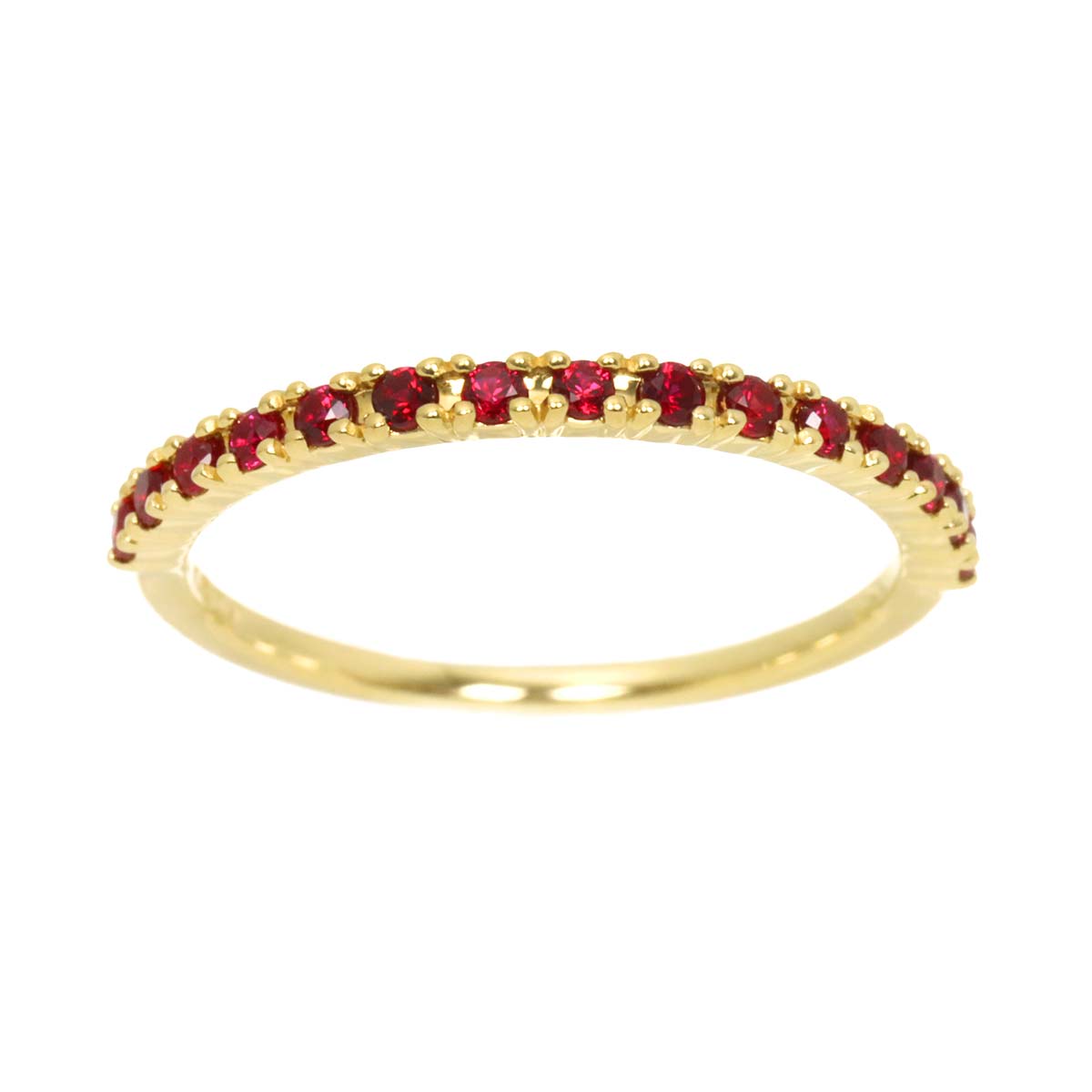 Ruby Ring 18K YG 750 size5.5-5.75(US)