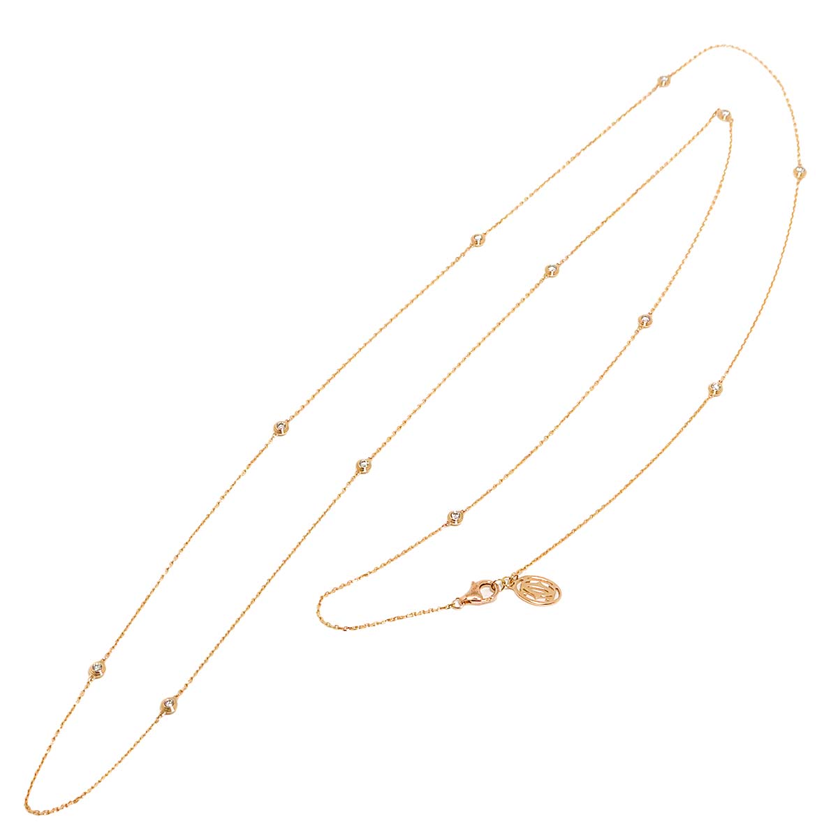 d Amour Diamond 12P Necklace 18K Pink Gold 750