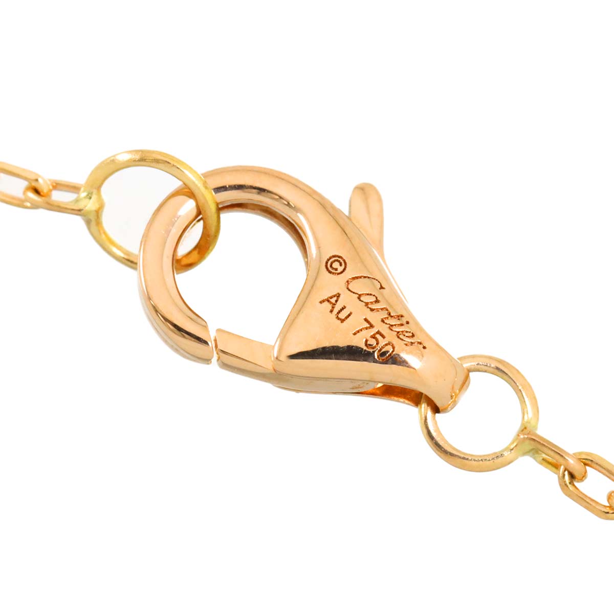 Trinity Diamond Necklace 18K YG WG PG 750