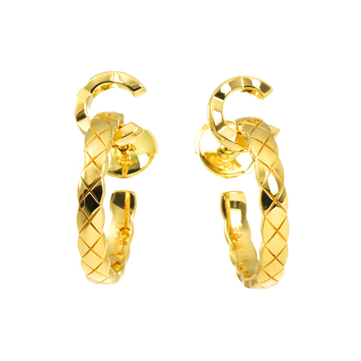 COCO CRUSH Earrings Pierced 18K Yellow Gold 750