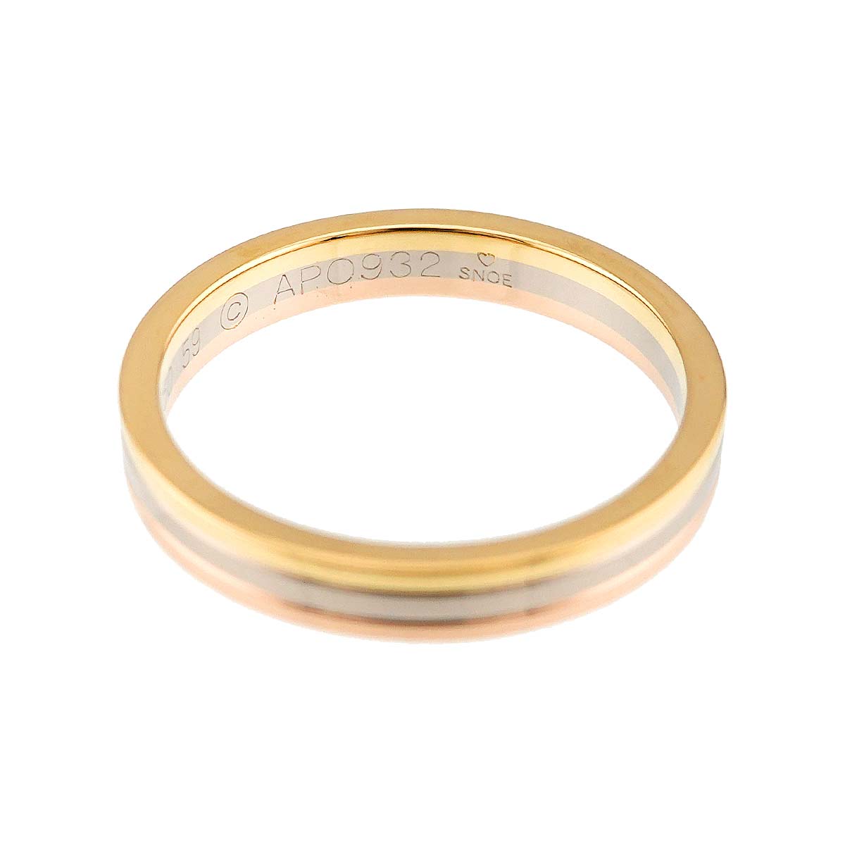 Vendome Ring 18K YG WG PG 750 size59 8.75(US)