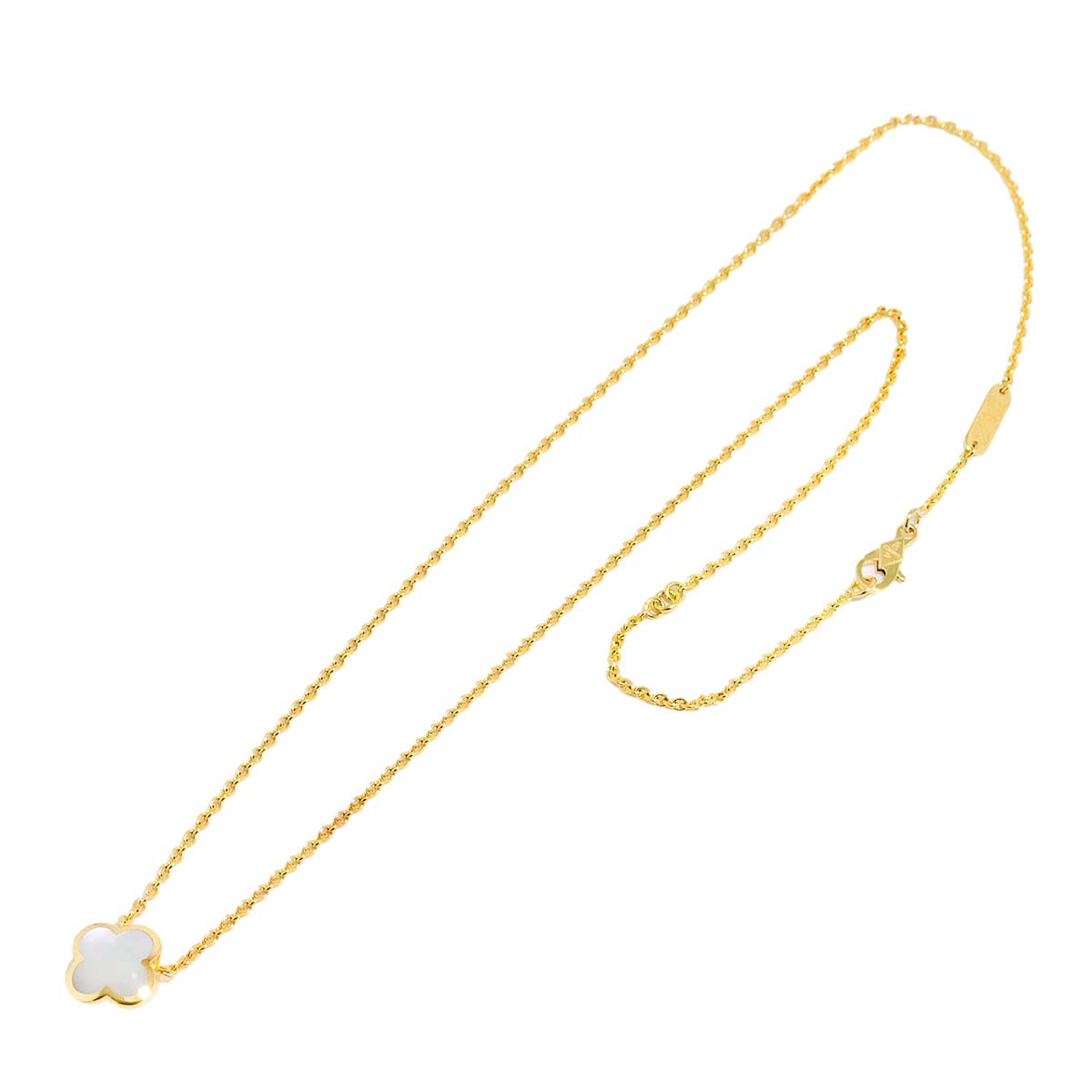 Pure Alhambra MOP Necklace 18K YG 750