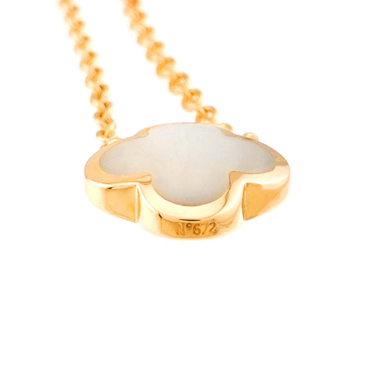 Pure Alhambra MOP Necklace 18K YG 750