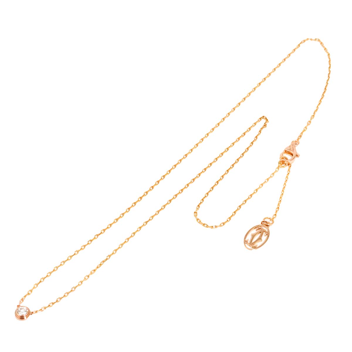 d Amour Diamond Necklace SM 18K Pink Gold 750