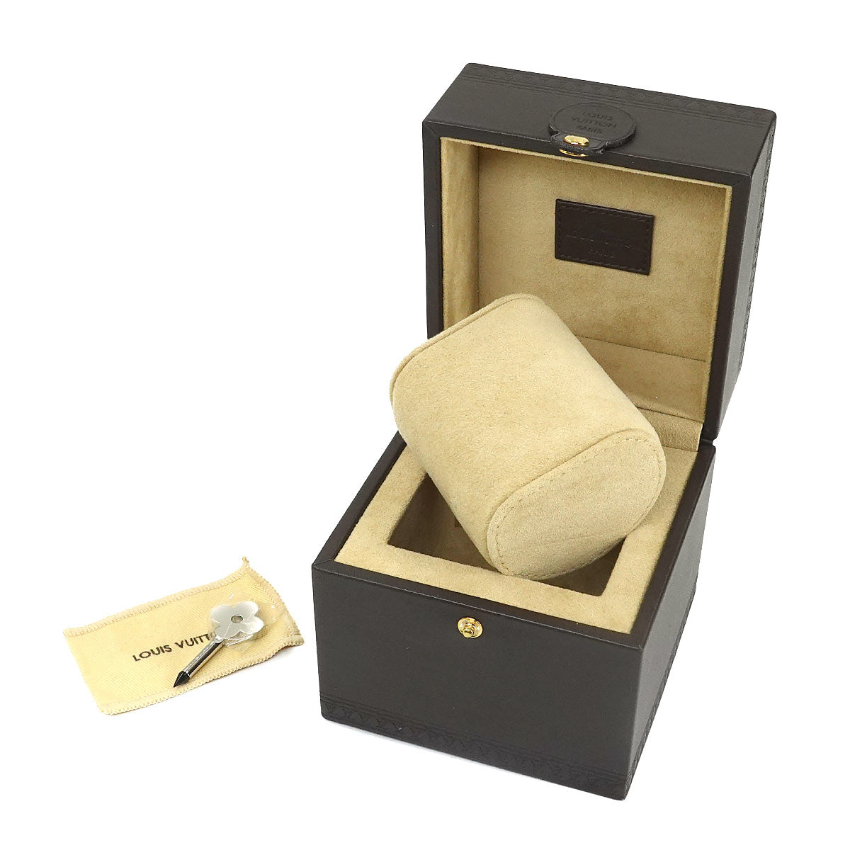 Tambour bijou Q151C Quartz White Shell Dial Ladies