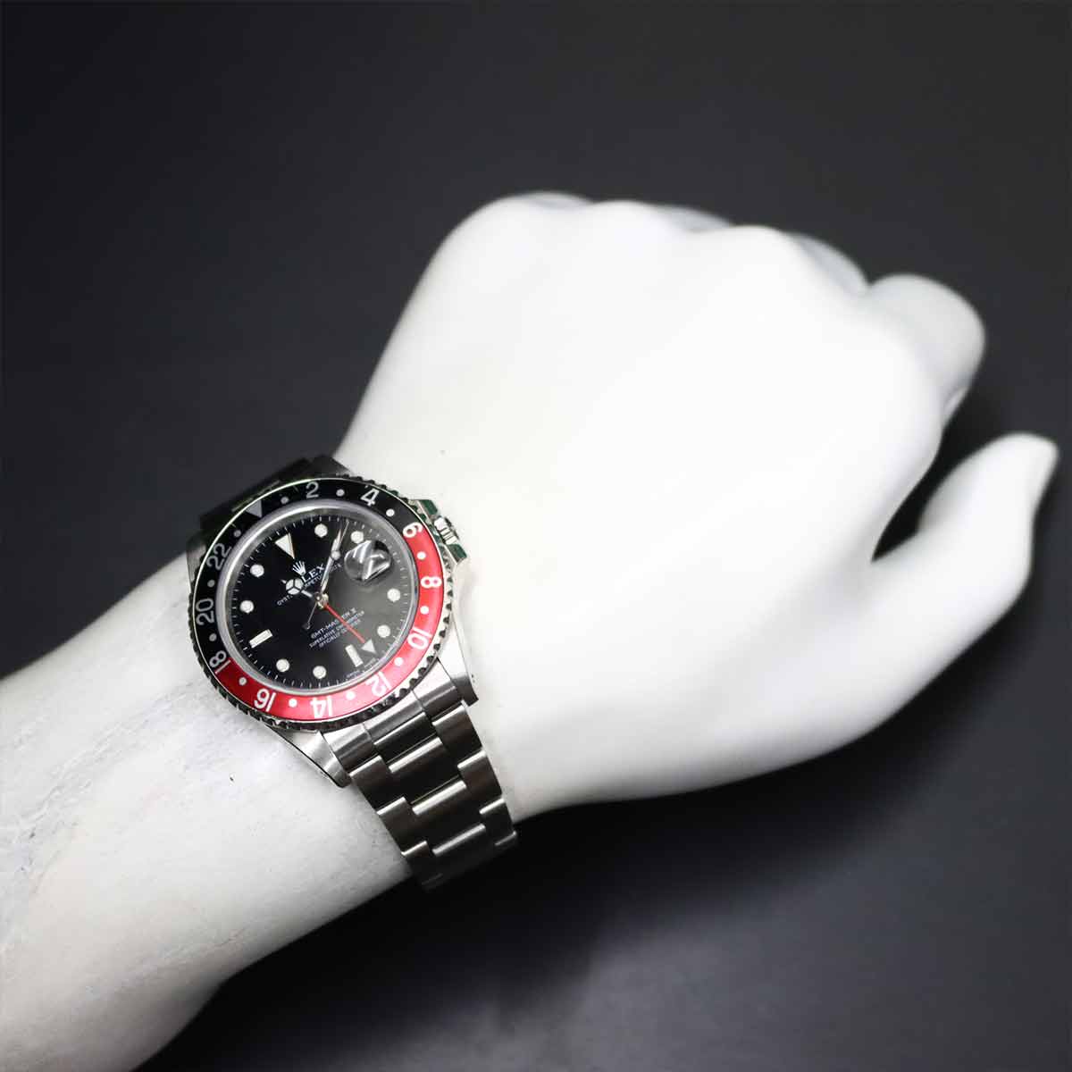 GMT Master II 16760 Serial 8 Date Black Dial Mens Watch