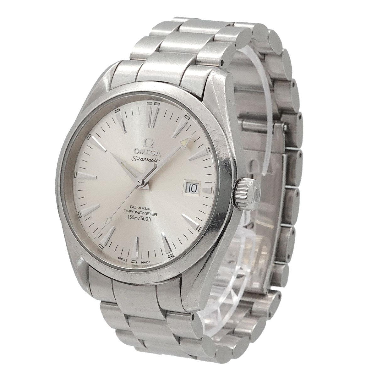 Seamaster Aqua Terra Co-axial 2503 30 Date Silver Dial Mens