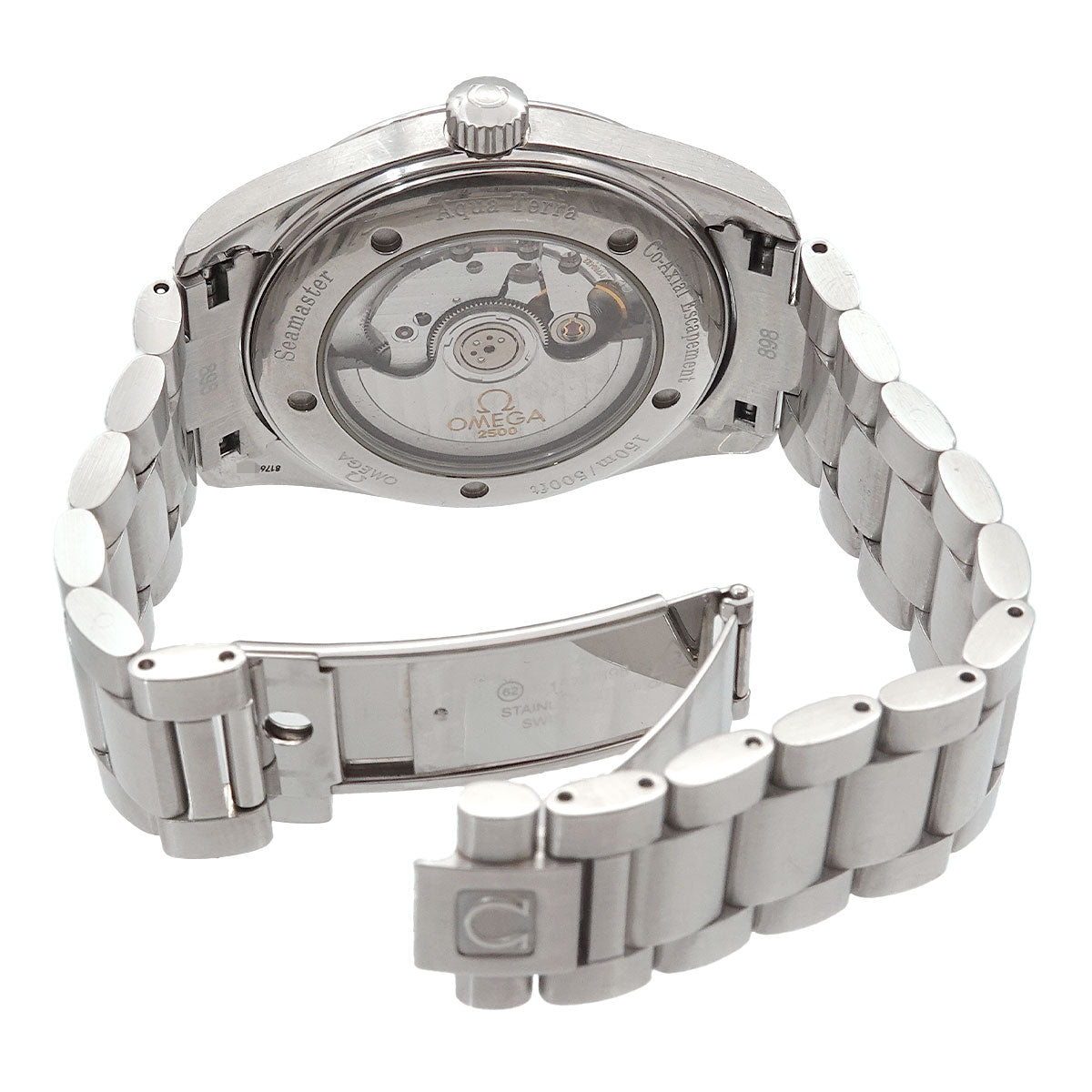 Seamaster Aqua Terra Co-axial 2503 30 Date Silver Dial Mens