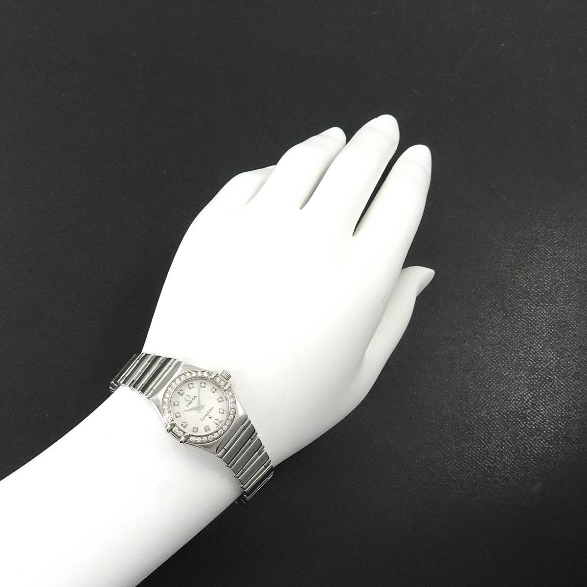 Constellation Mini 1460 75 Diamond Quartz White Shell Dial