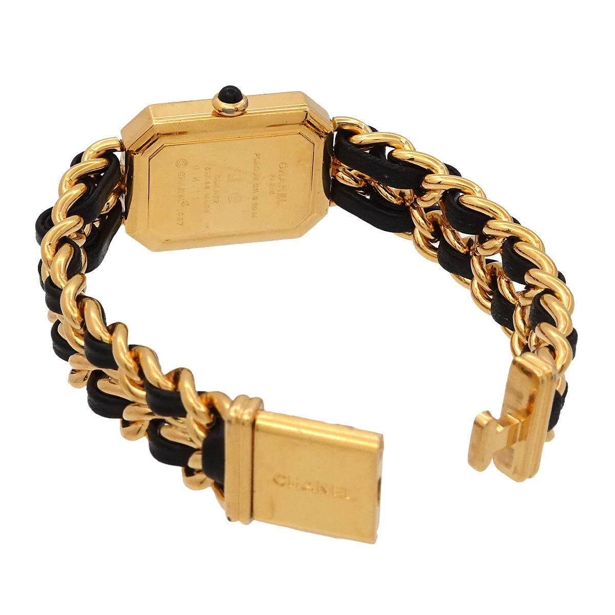 Premiere Size M H0001 Vintage Quartz Black Dial Ladies Watch