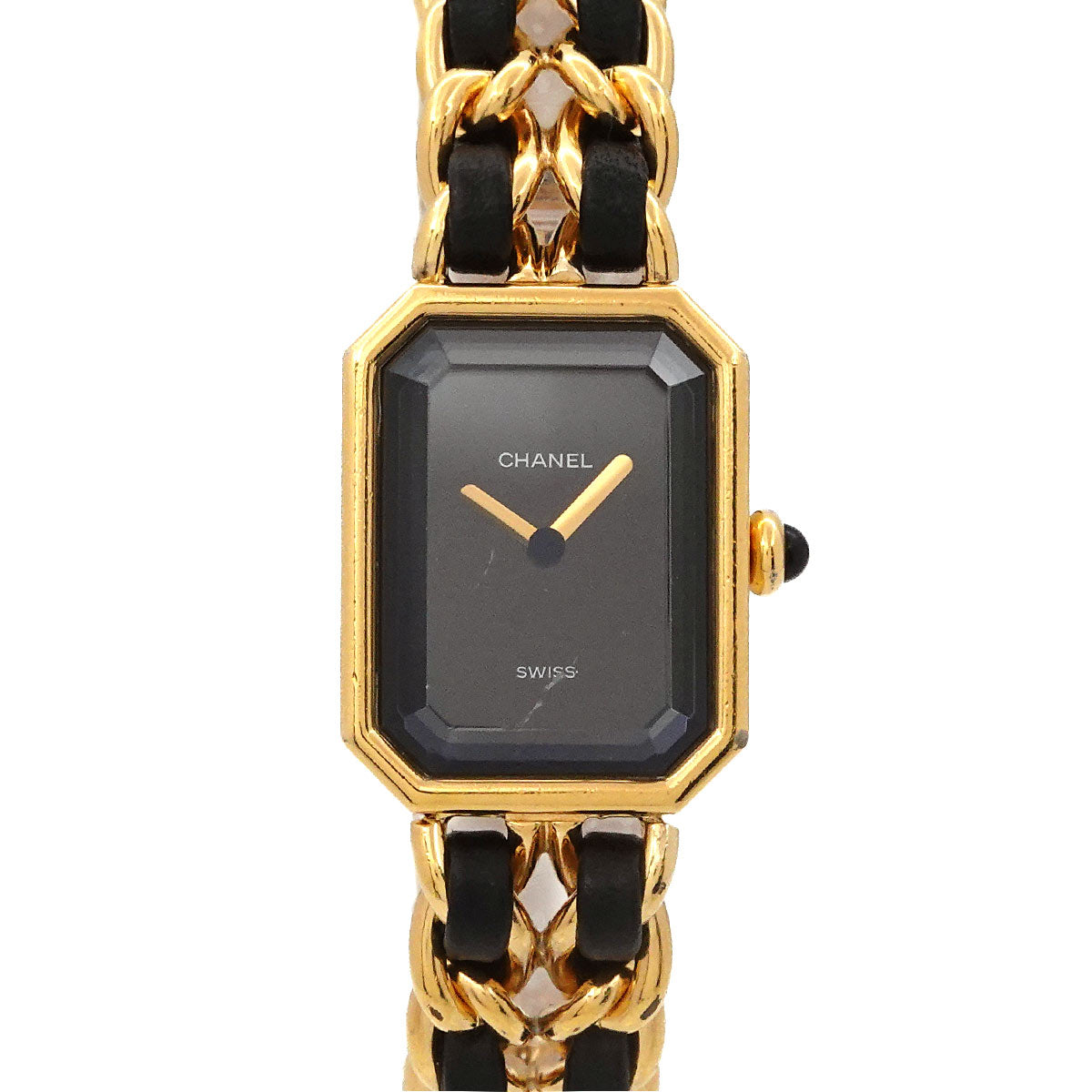 Premiere Size M H0001 Vintage Quartz Black Dial Ladies Watch