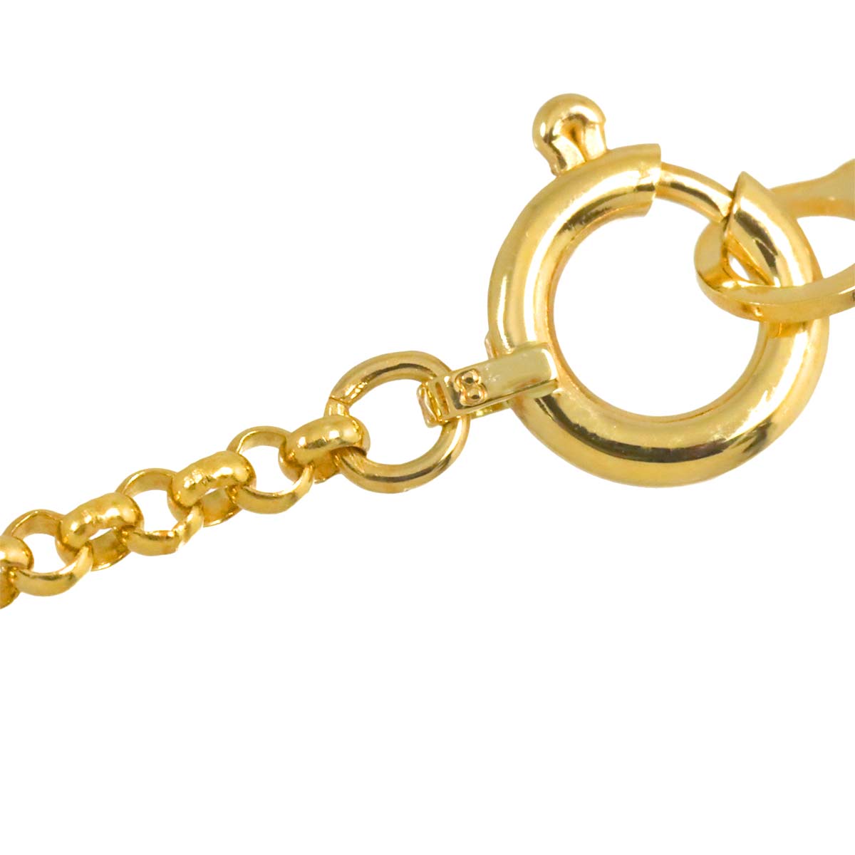 Diamond 0.20ct Necklace 18K YG Yellow Gold 750