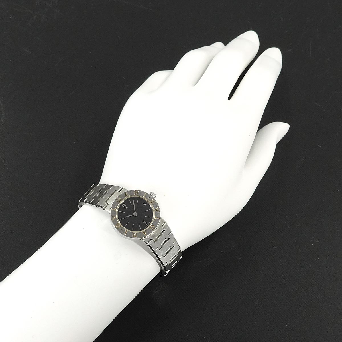 BVLGARIBVLGARI BB23SS Quartz Black Dial Ladies Watch