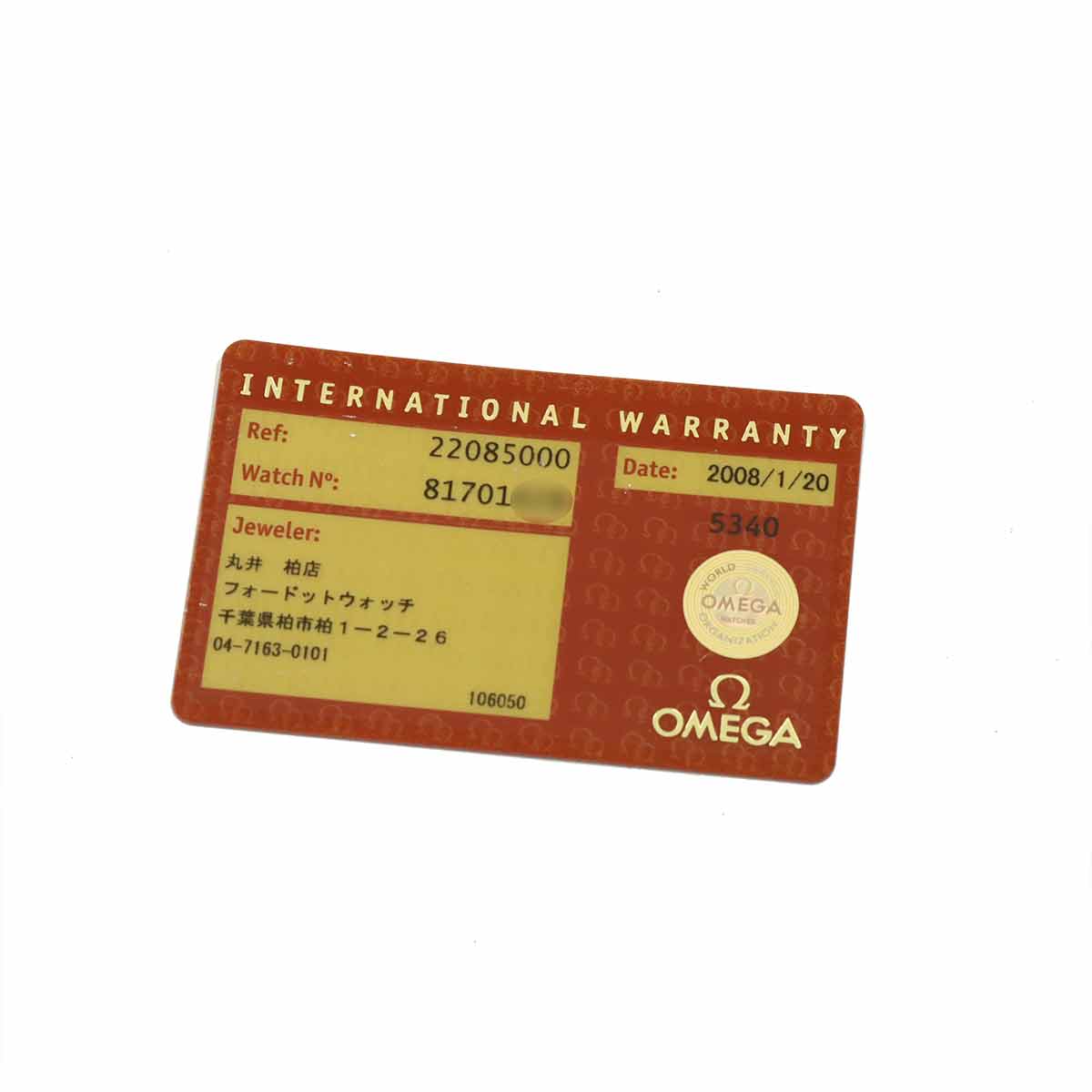 Seamaster Planet Ocean 600M 2208 50 Automatic Black Dial Mens