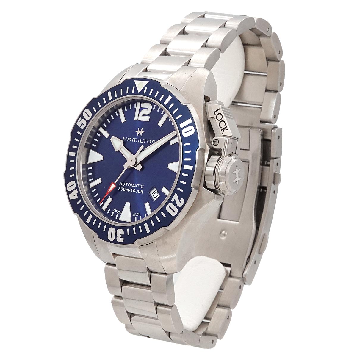 Khaki Navy H777050 Automatic Blue Dial Mens Watch