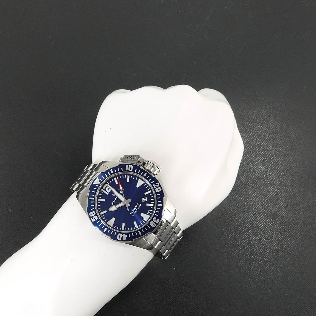 Khaki Navy H777050 Automatic Blue Dial Mens Watch