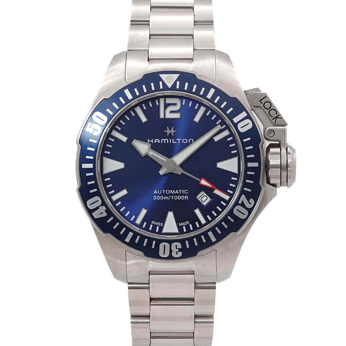 Khaki Navy H777050 Automatic Blue Dial Mens Watch