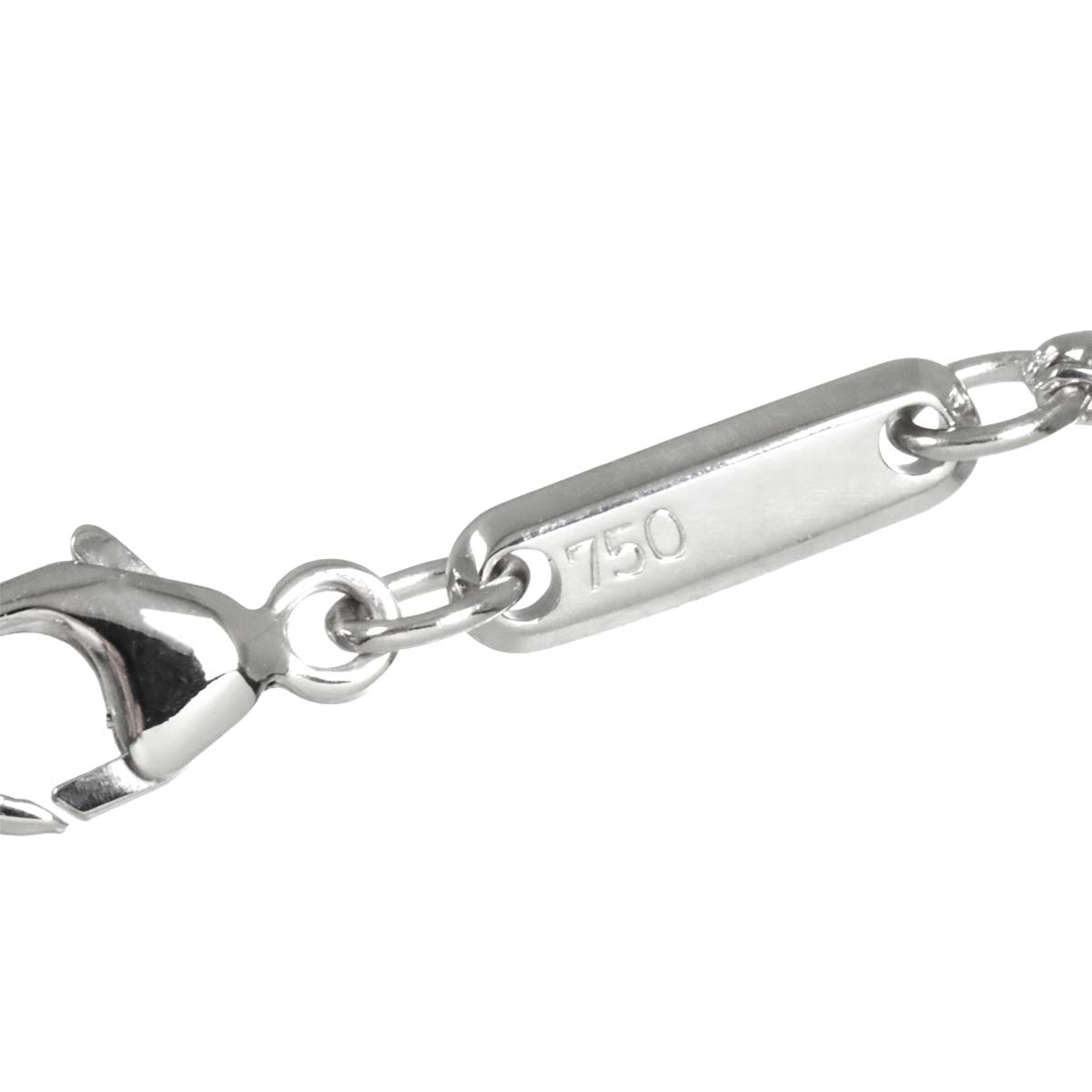 Happy Spirit Diamond Necklace 18K White Gold 750