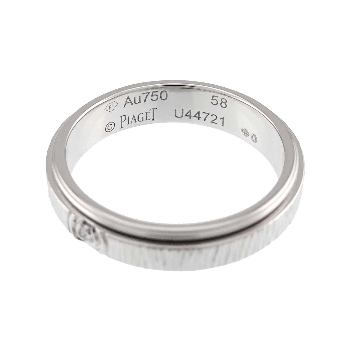 Possession Diamond Ring 18K White Gold 750 size58 8-8.25(US)