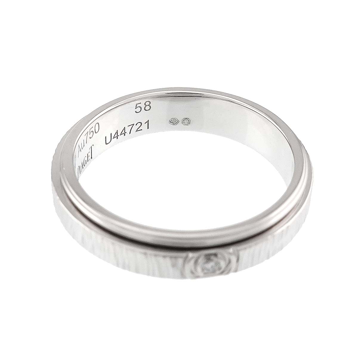Possession Diamond Ring 18K White Gold 750 size58 8-8.25(US)