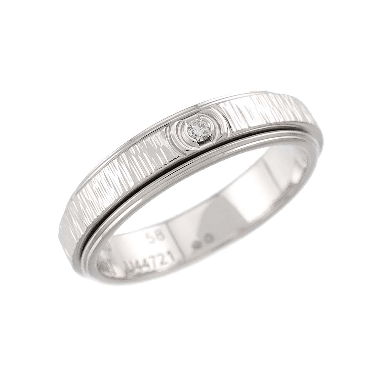 Possession Diamond Ring 18K White Gold 750 size58 8-8.25(US)