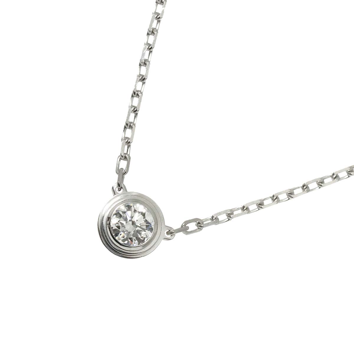 d Amour Diamond LM Necklace 18K WG 750