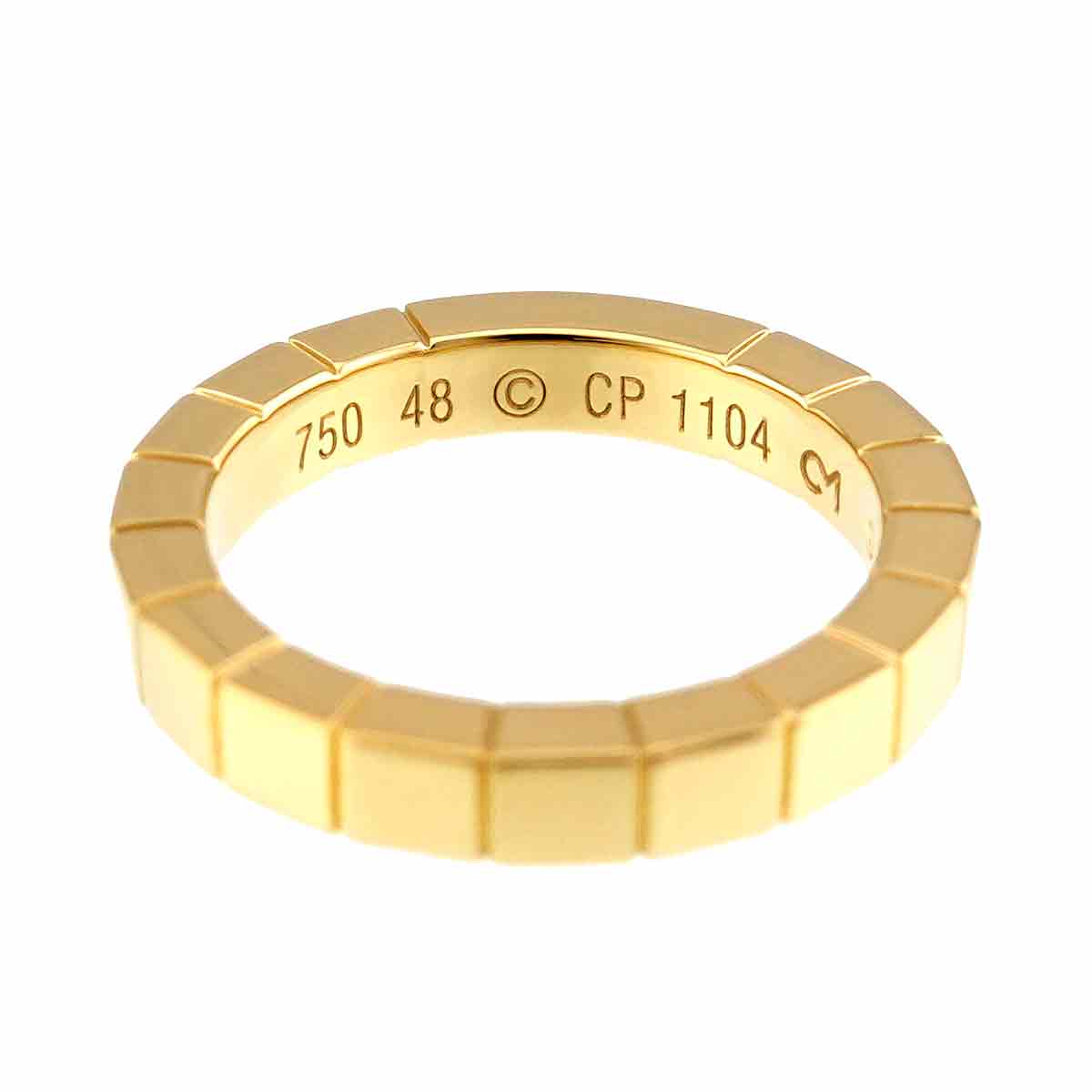 Laniere Ring 18K Yellow Gold 750 Size48 4.5(US)